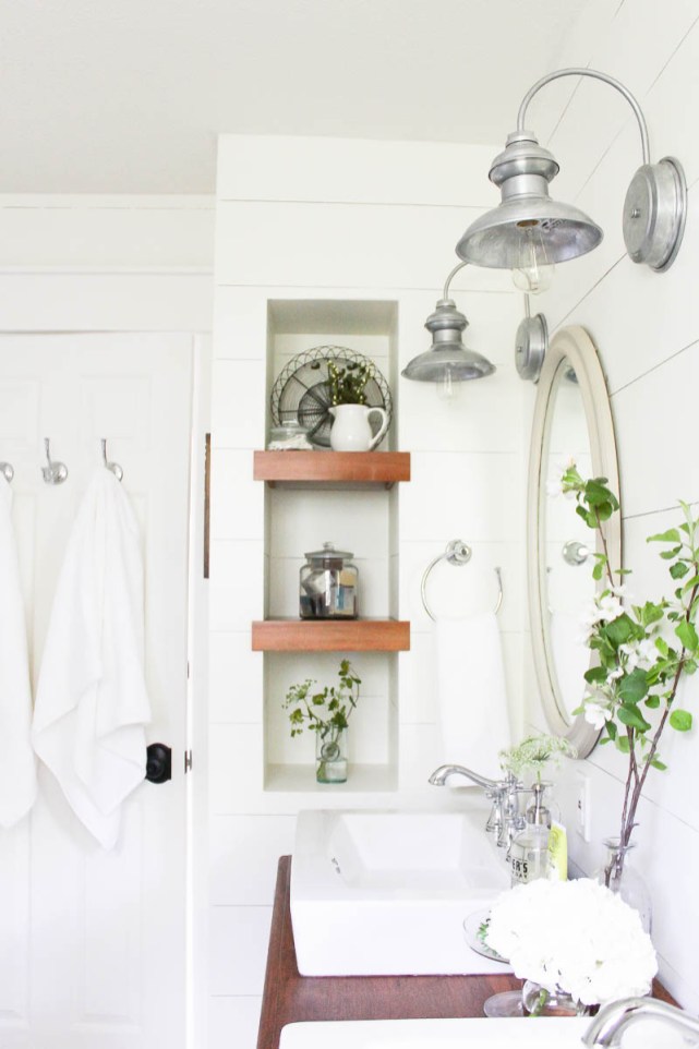 One Room Challenge {Week Six}: A Farmhouse Style Bathroom Reveal - Making it in the Mountains
