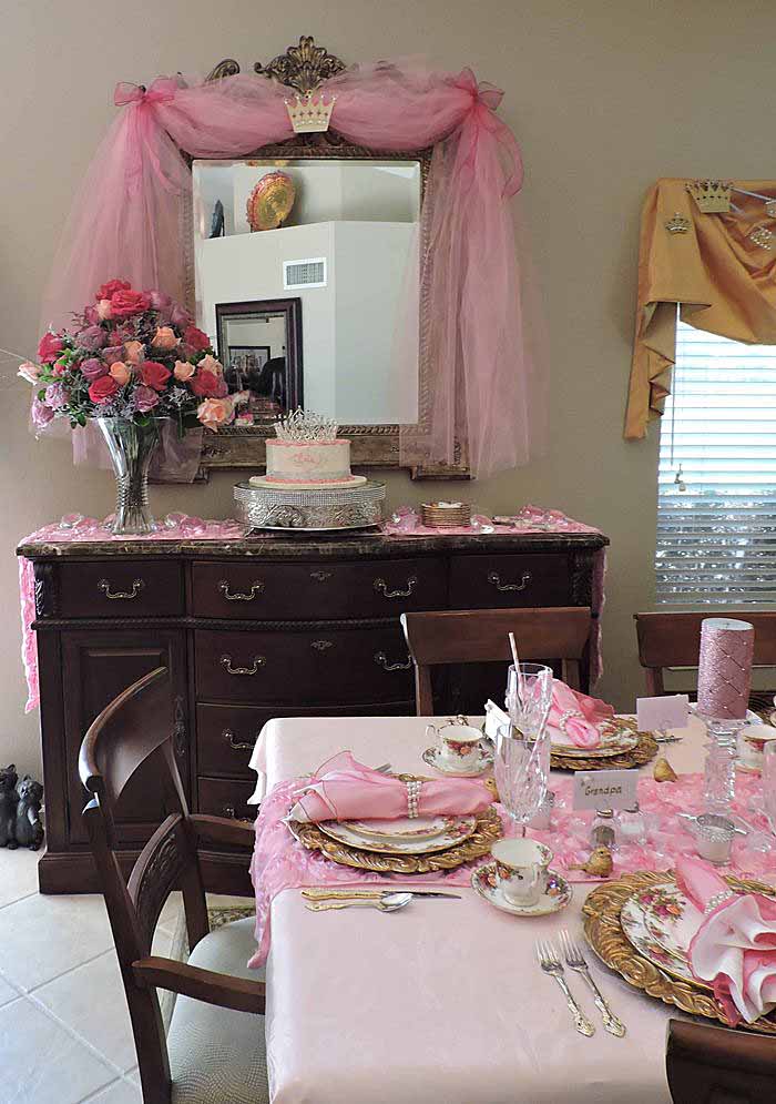 Pretty in Pink: A Princess Themed Baby Shower Tablescape – Between Naps on the Porch