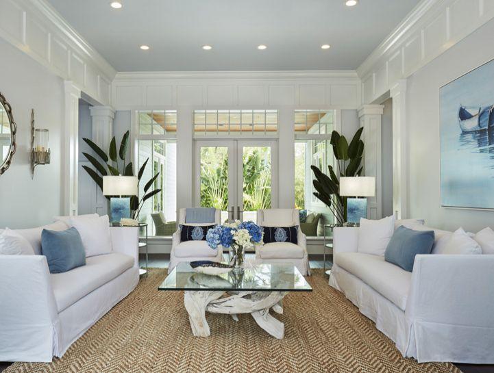 Room Of The Day: Coastal Blue White Beach House Foyer | Coastal Home Blog