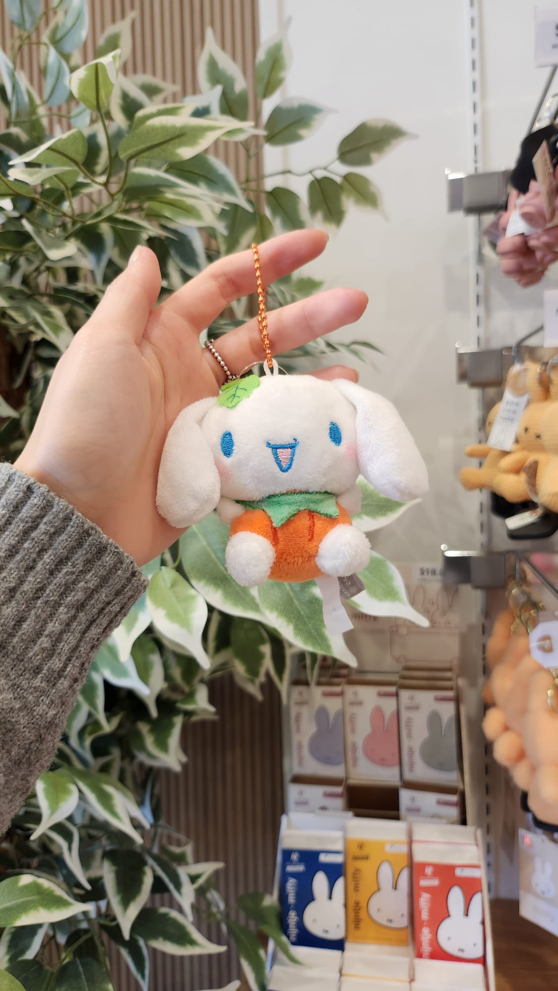 Sanrio Cinnamoroll Garden Keychain Plush