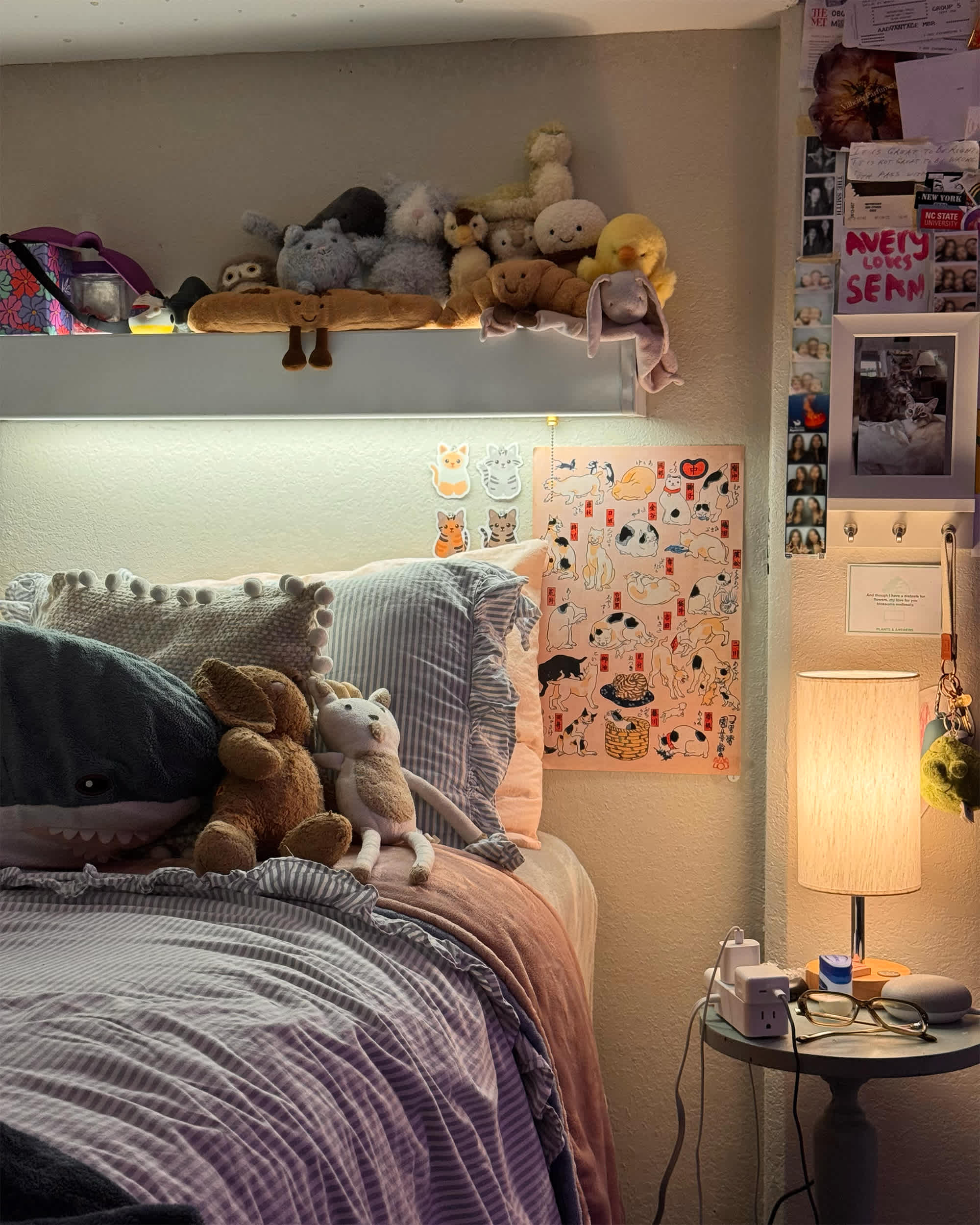 See an NC State Freshman's Colorful and Maximalist Dorm | Dorm Therapy