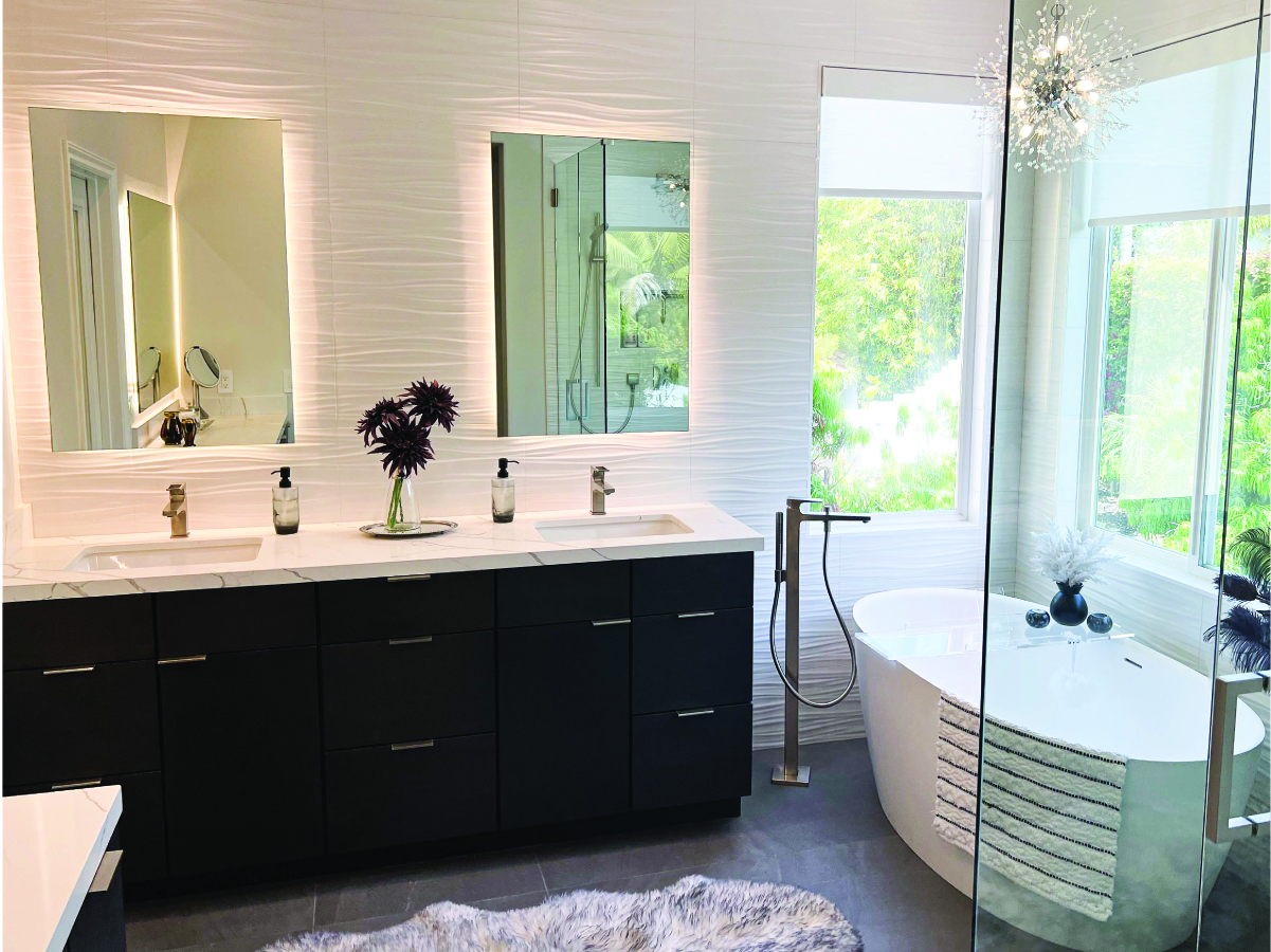 Simply Sleek Modern Bathroom Remodel | Tustin - Inspired Remodels