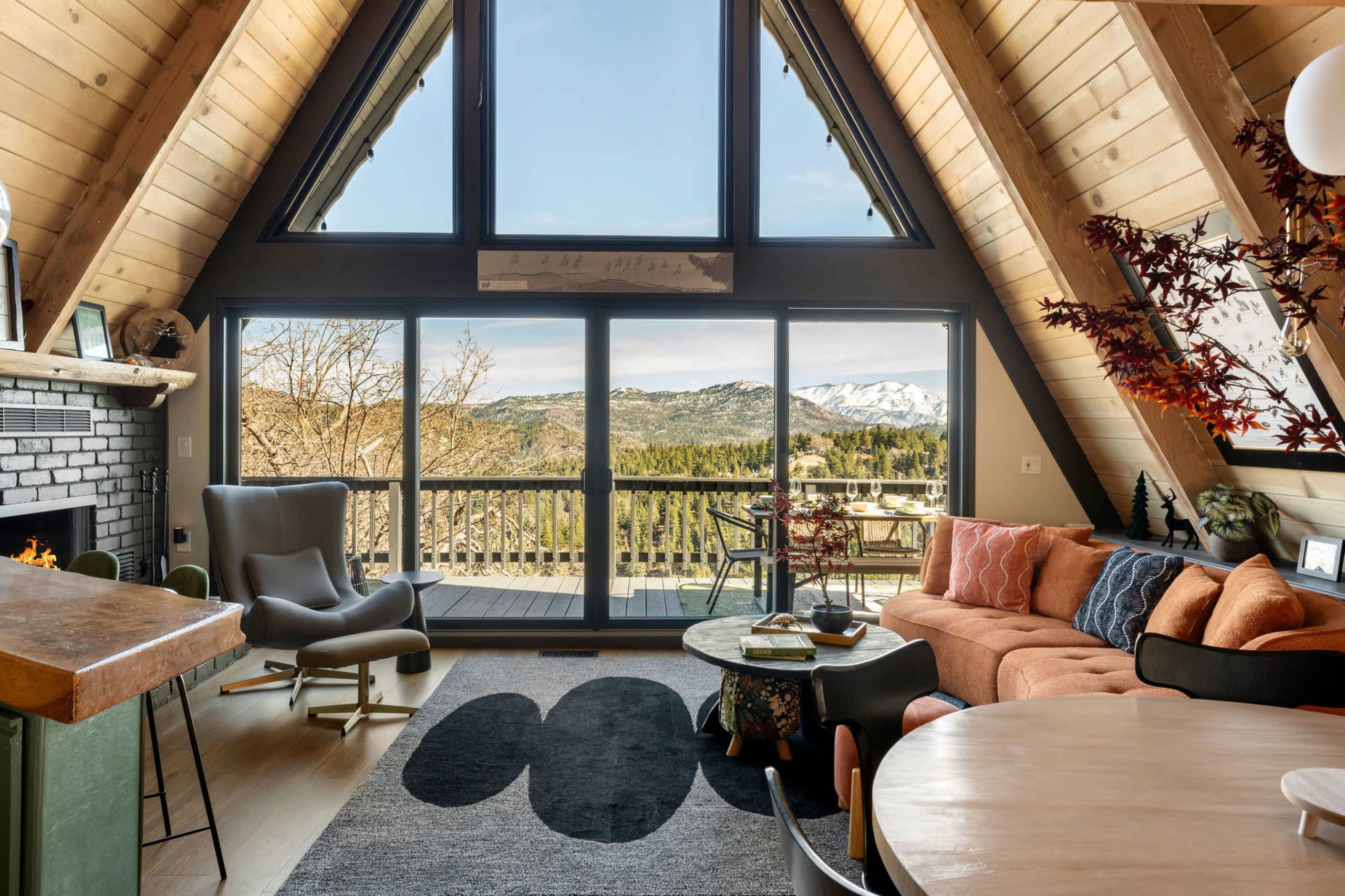 SKYE HAUS | A-Frame Cabin with stunning Mountain Views, Running Springs, AS | Production | Peerspace