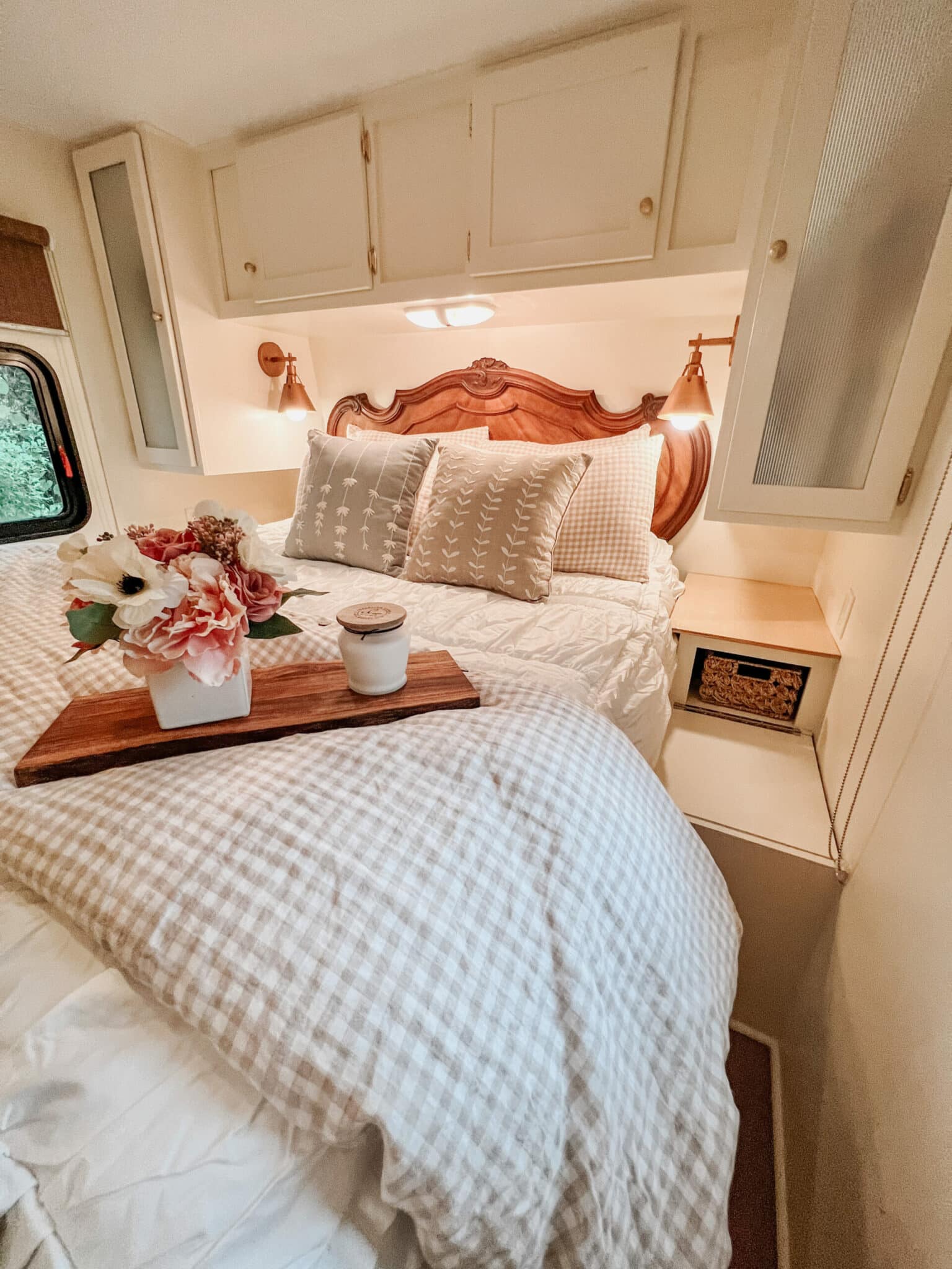 Small RV Bedroom Ideas: 16 Cozy RV Bedrooms Made to Cuddle Up With a Book | RV Inspiration