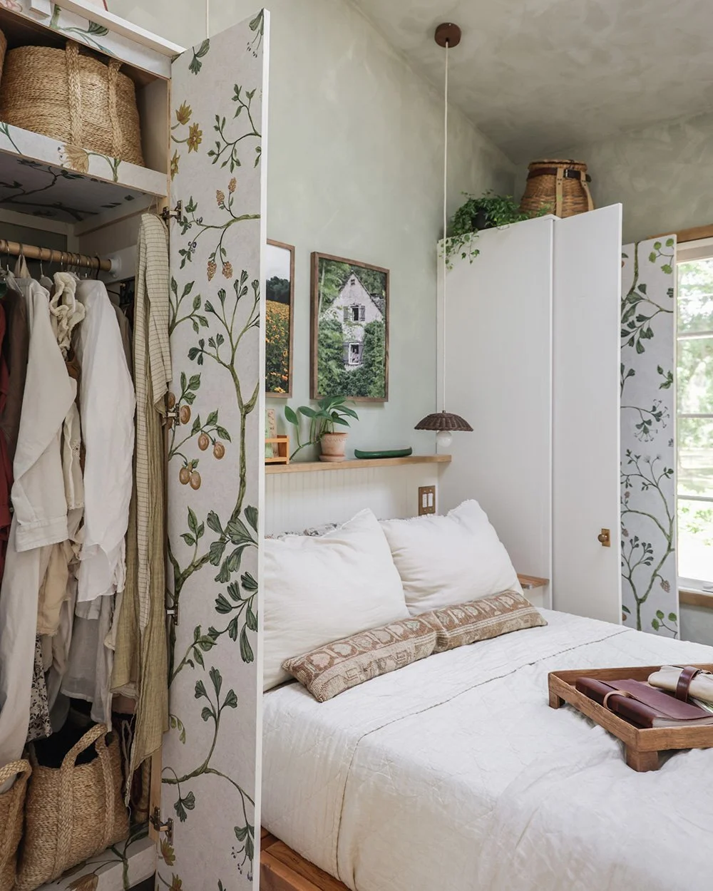 Small Space Wardrobes — The Tiny Canal Cottage