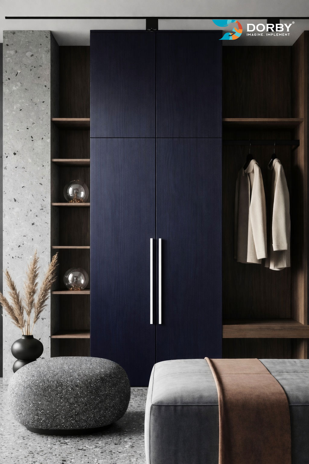 Stylish Wardrobe Design Ideas Using Decorative Laminates