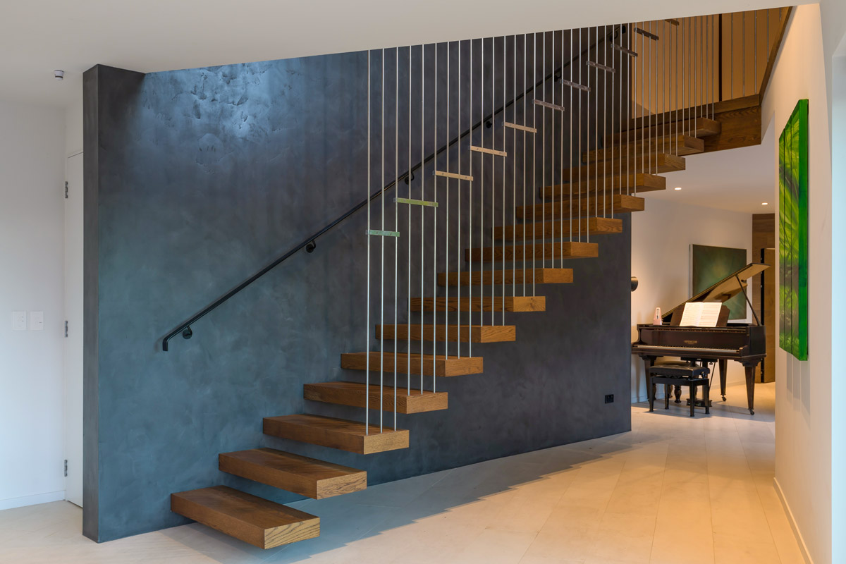 The Science Behind How Floating Stairs Work | Ackworth House