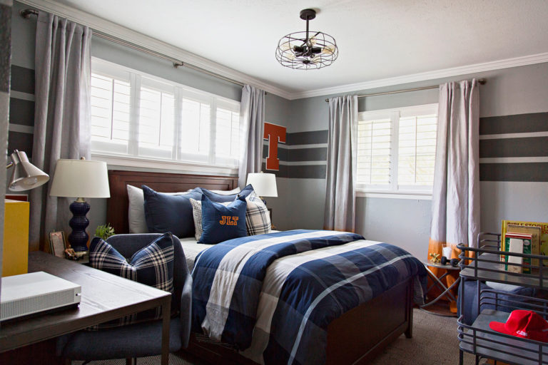 Varsity Sports Inspired Tween Boy Bedroom - Project Nursery