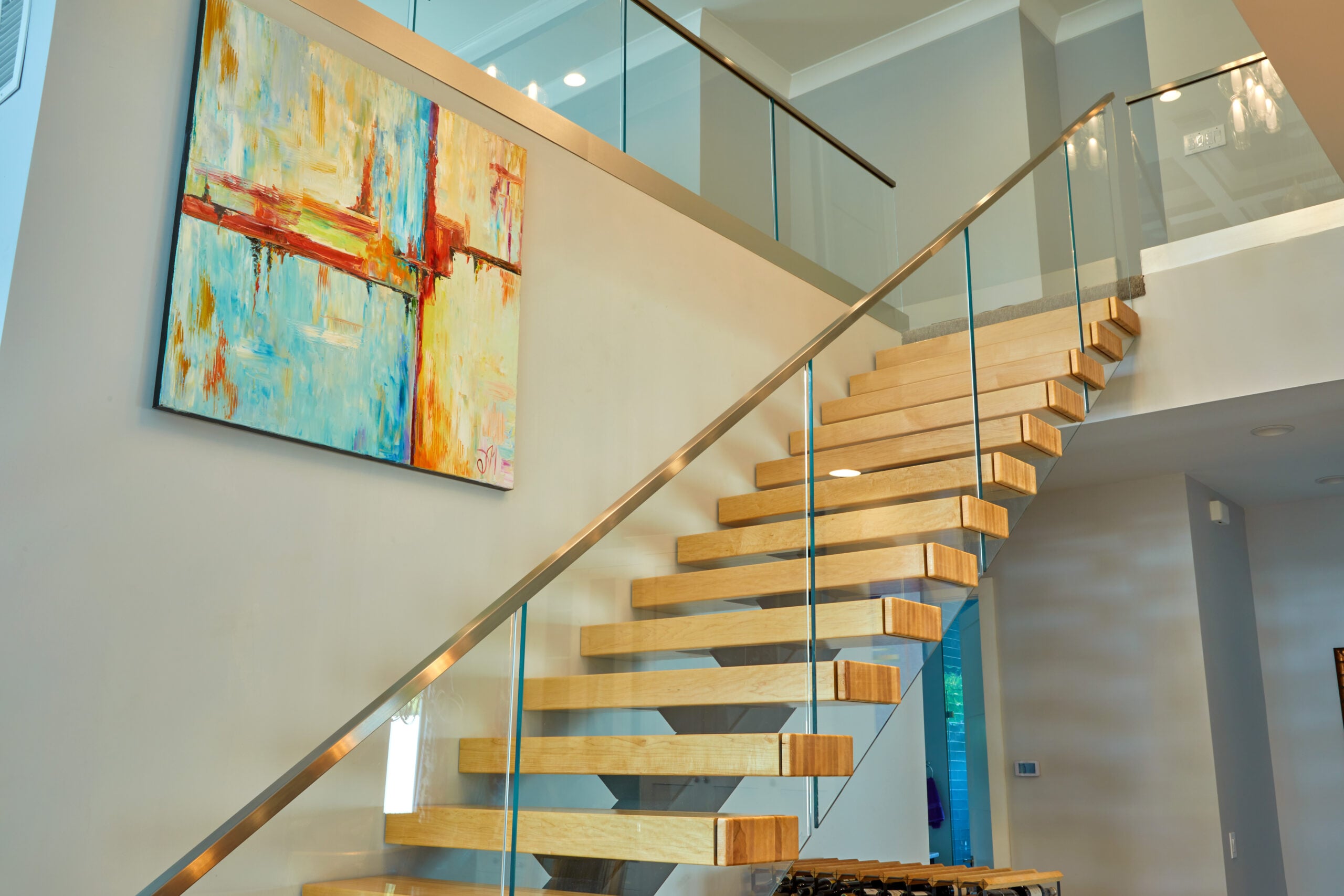 Vedera Floating Stairs with Glass Balconies - Viewrail