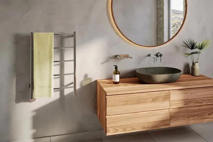 Where to install your heated towel rack | Bathroom Butler