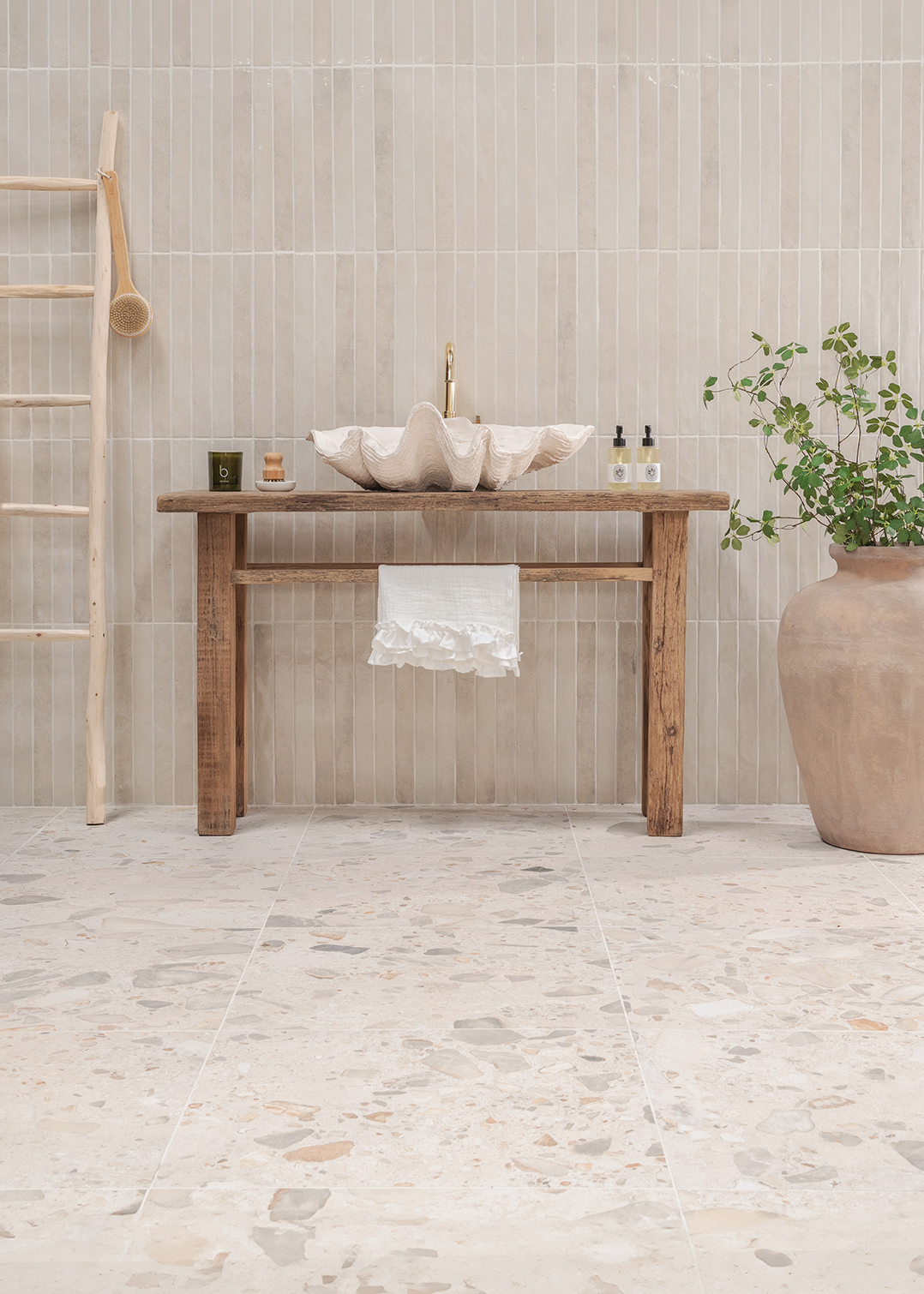 White Bathroom Tiles Ideas for 2026 | Quorn Stone