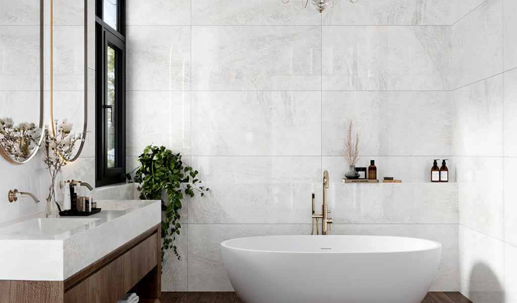 White Shower Tile Ideas for Stylish Bathroom Makeovers in 2026 – Apollo Tile