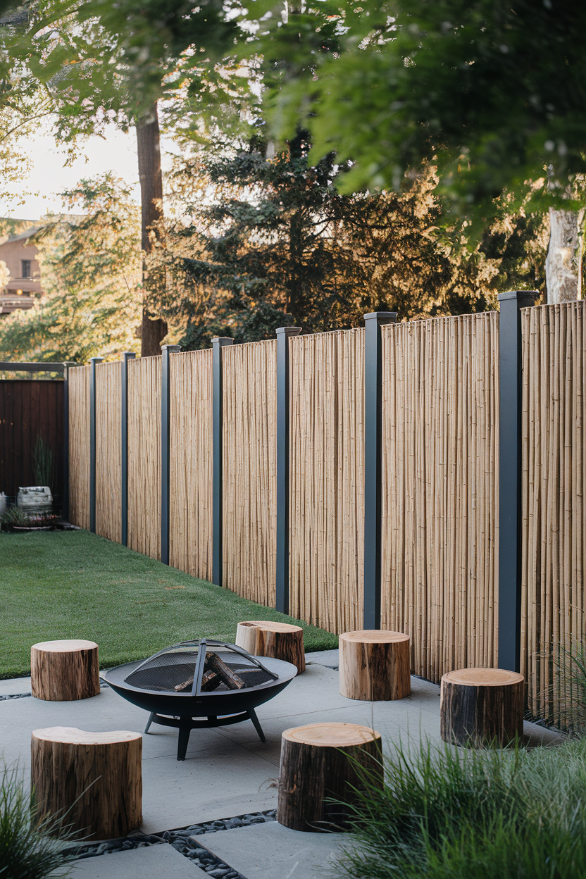 10 Backyard Privacy Ideas with Bamboo | DIY Garden