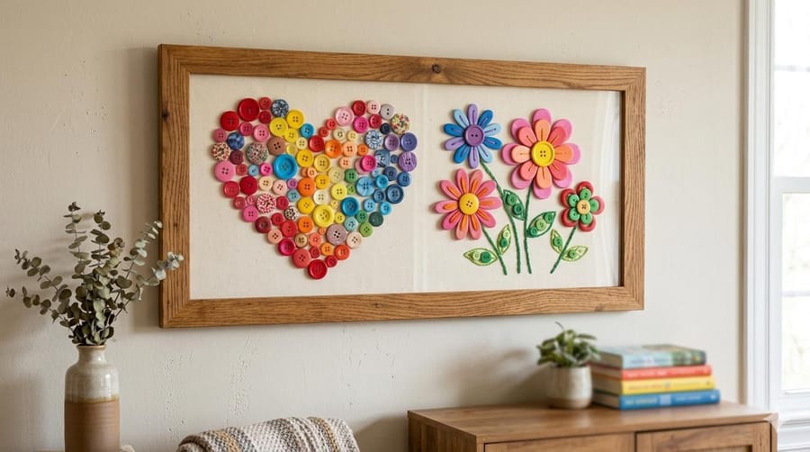 10 Creative Ways to Turn Colorful Buttons Into Home Decor