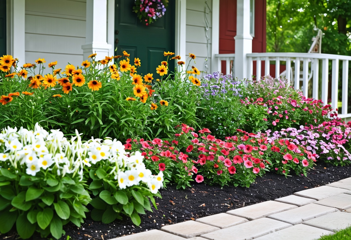 10 Front Porch Flower Bed Ideas to Enhance Your Home's Curb Appeal | Flourish