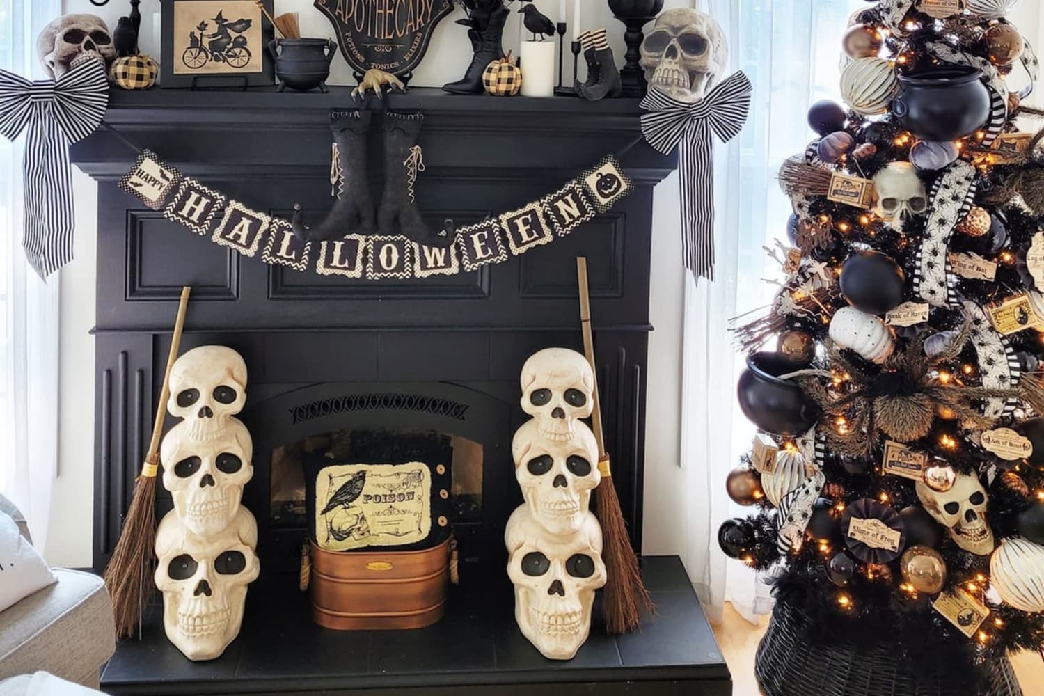 10 Spooky Halloween Tree Ideas | Apartment Therapy