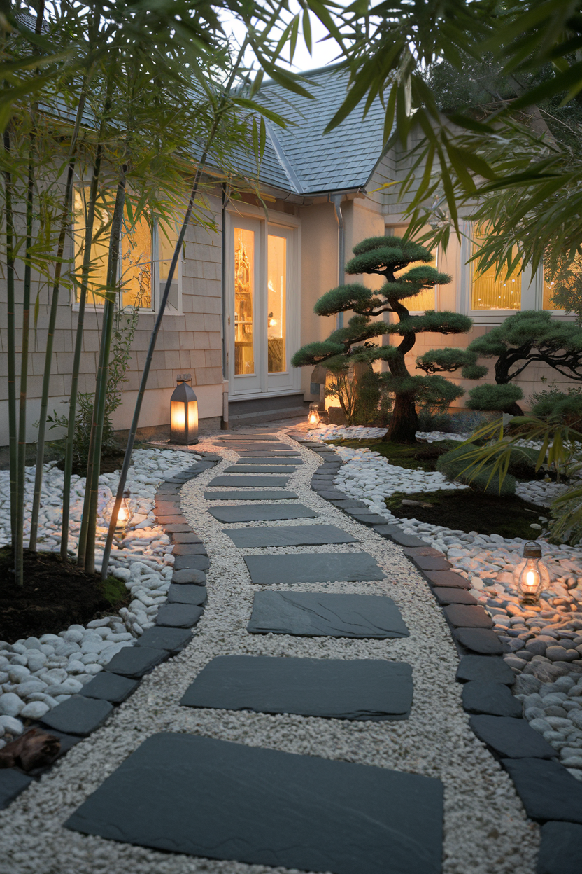33 Stunning White Stone Landscaping Ideas | DIY Garden