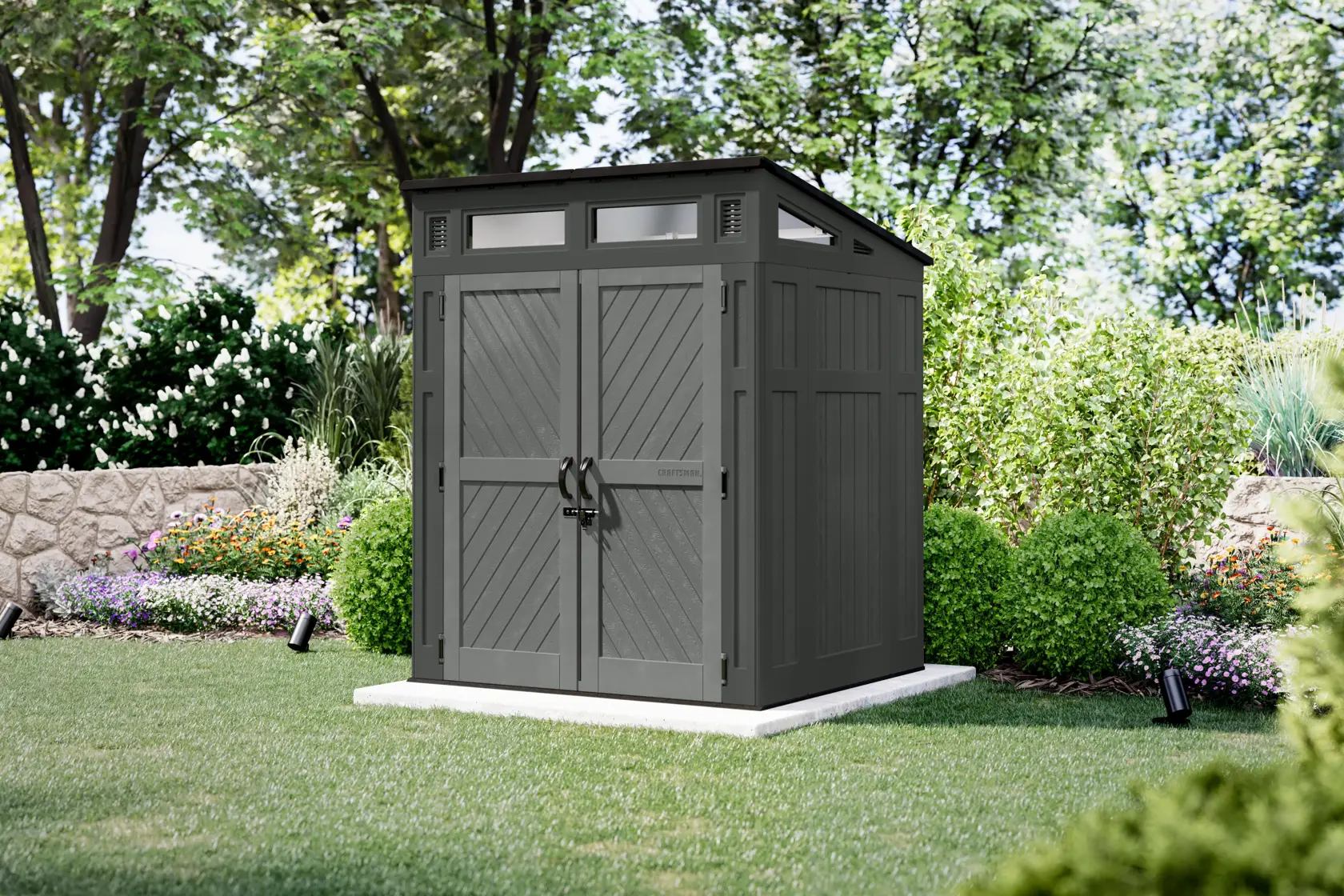 6' x 5' Modern Storage Shed