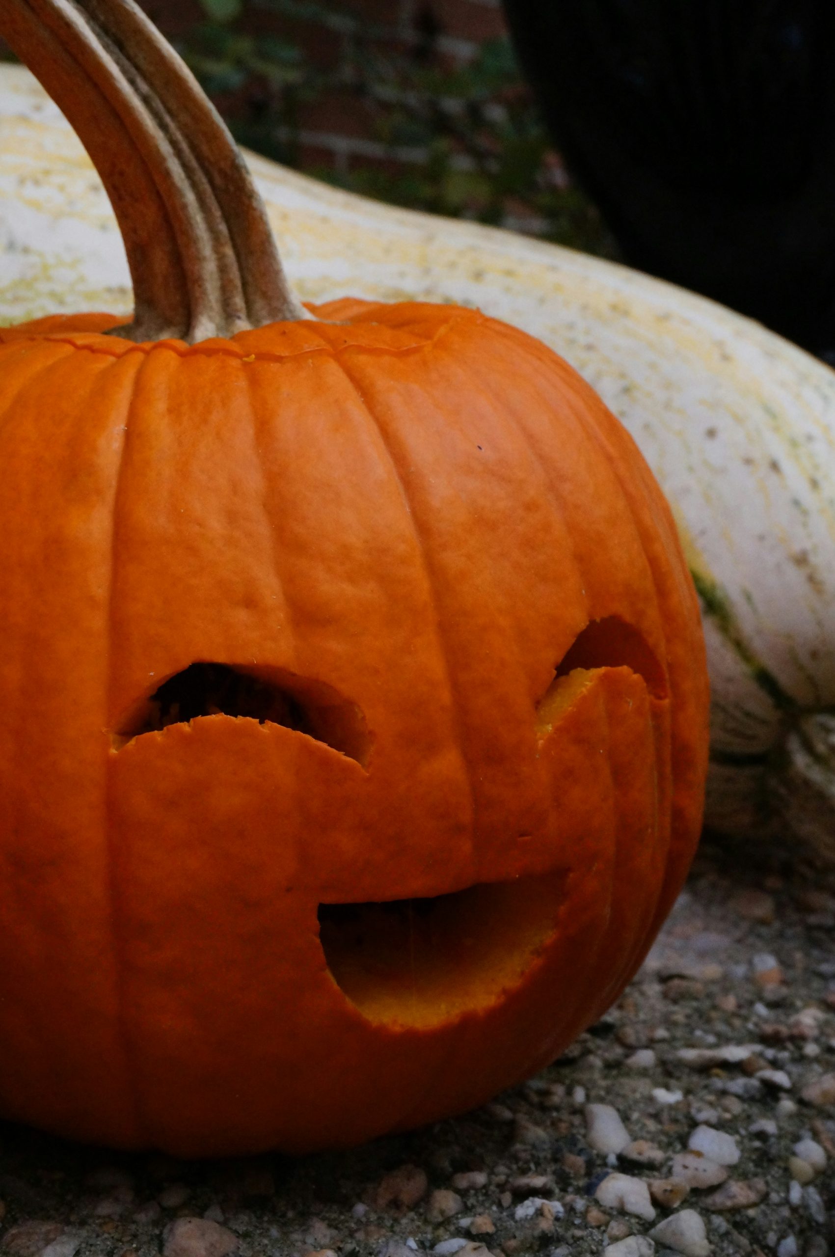 A smiling pumpkin