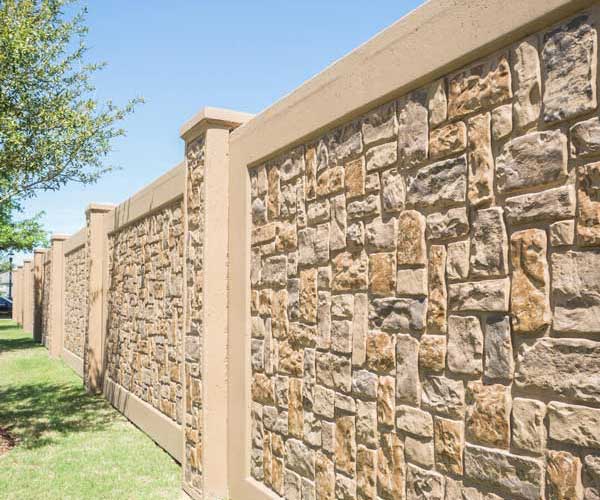 AFTEC Precast Concrete Fencing Houston - Precast Concrete Wall Panels | Aber Fence