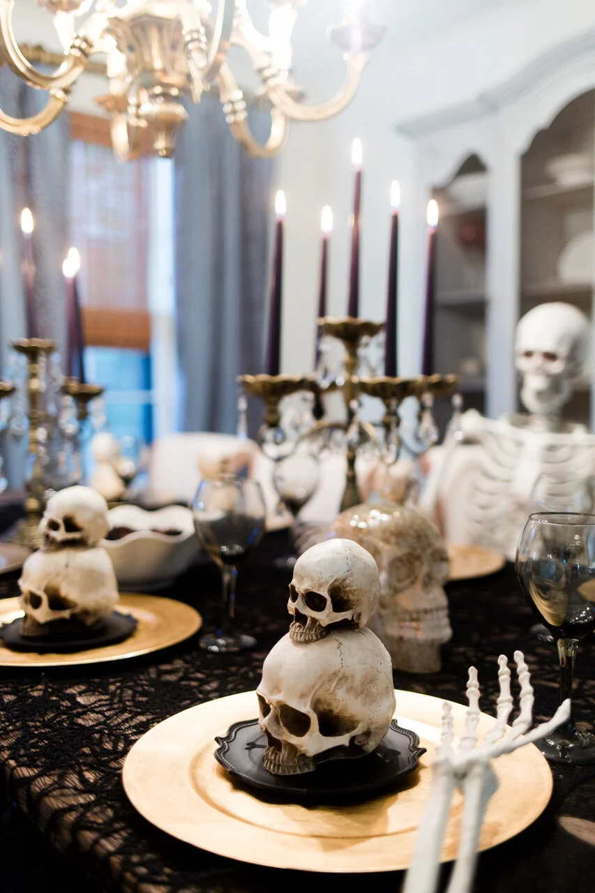 An Elegant Yet Spooky Tablescape — Andrea's Cooktales