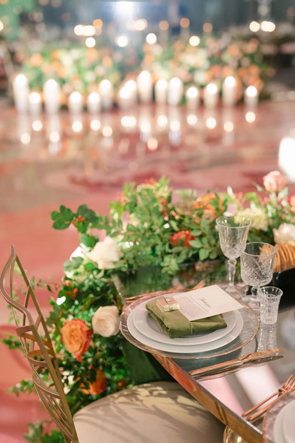 An Enchanted Garden Wedding in Orange, Peach & Blush | Eddie Zaratsian Lifestyle & Design