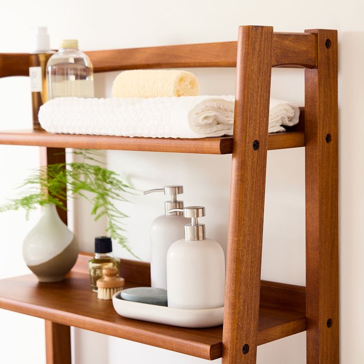 Bathroom Ideas Over The Toilet Towel Shelf Bathroom Storage: Over The Toilet Bathroom Storage Ideas