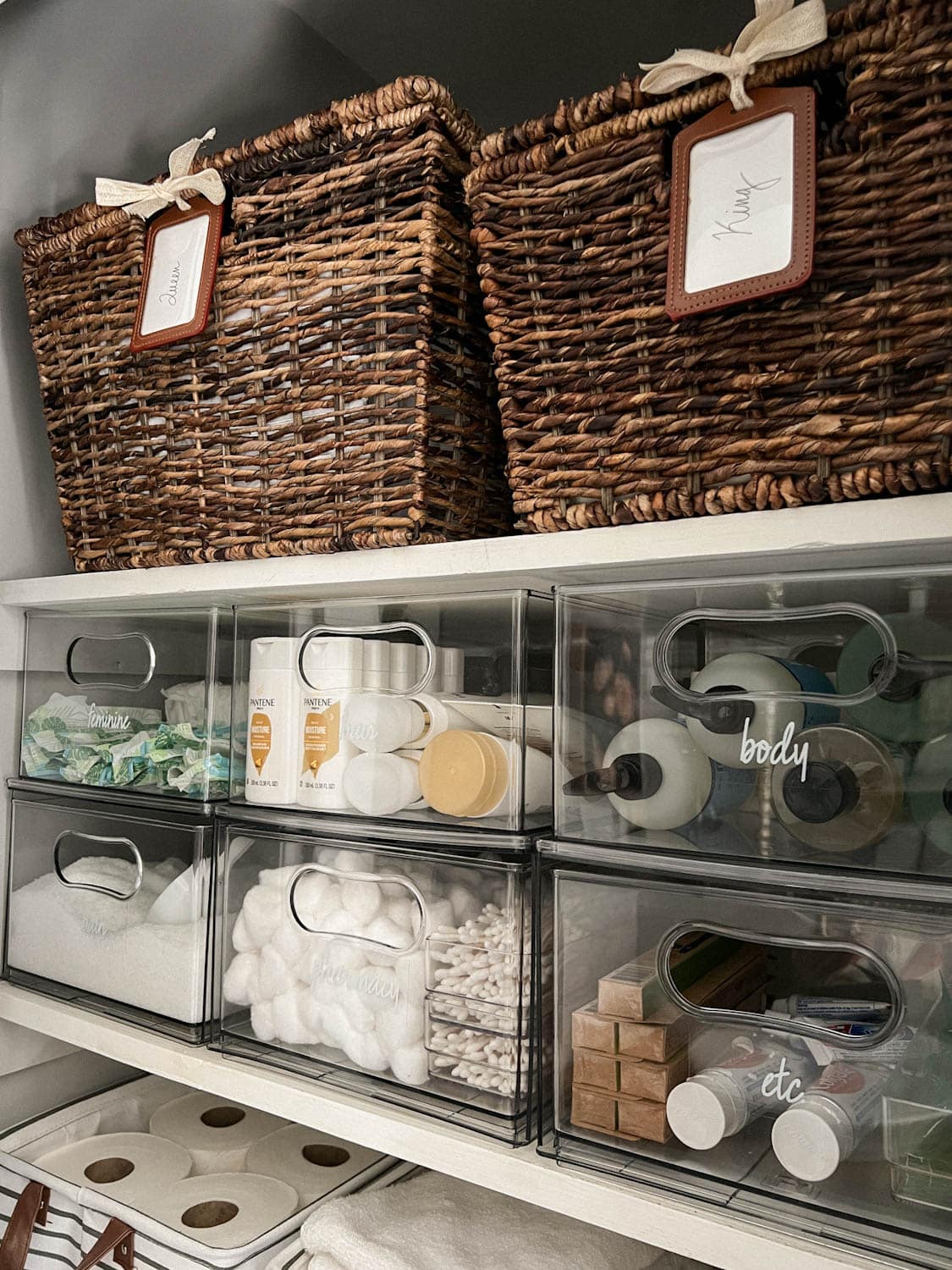 Bathroom Linen Closet Organization Ideas That Totally Work - Bless'er House