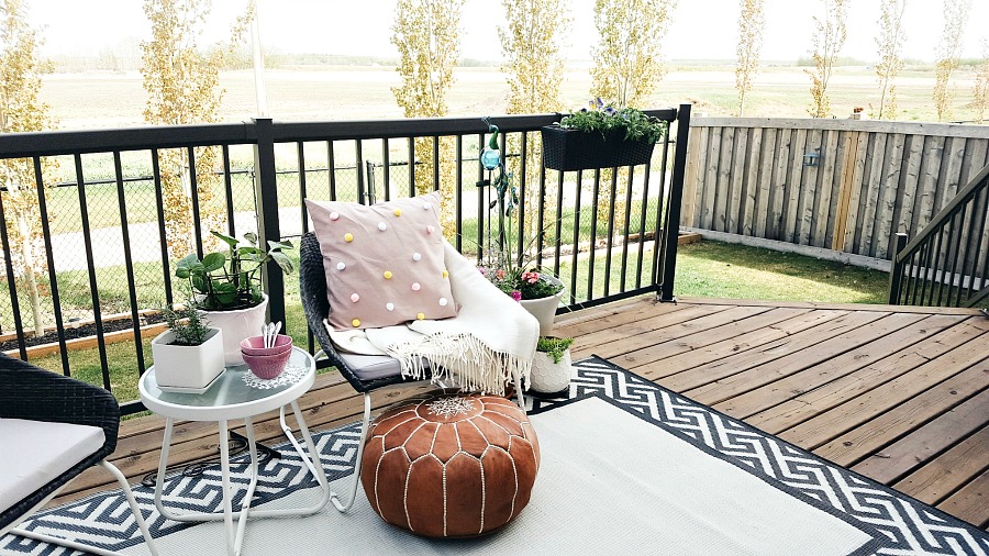 Boho Inspired Backyard Patio Makeover (On A Budget) - The Blush Home Blog