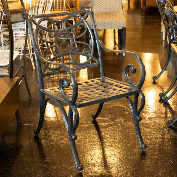 Cast Metal Outdoor Dining Table and 8 Chairs | Grandview Mercantile