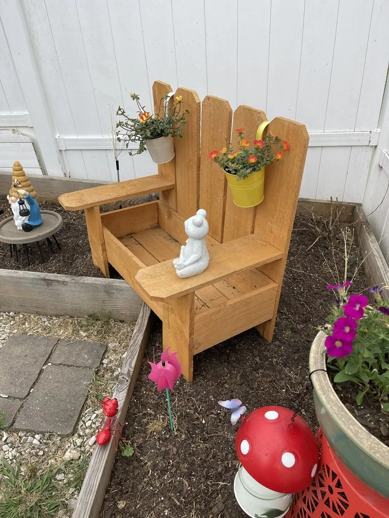 Cedar Bench Style Planter | Decorative Garden Planter Myrtle Beach SC — Jody's Woodcrafts Handmade Creations