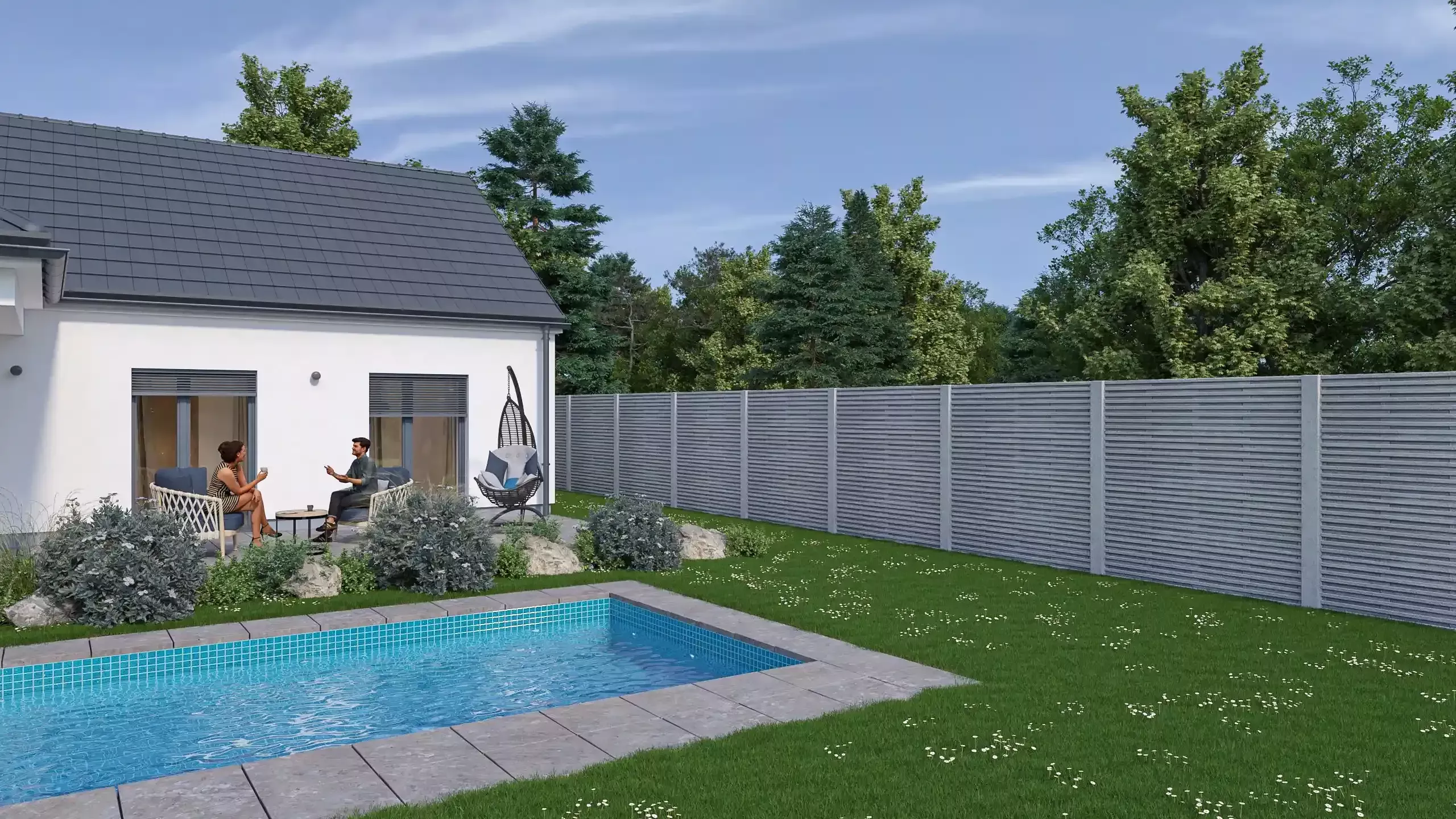Concrete Fence LINEA | Beves