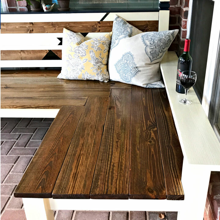 Diy L Shaped Cinder Block Bench 15 Easy DIY Cinder Block Bench Ideas