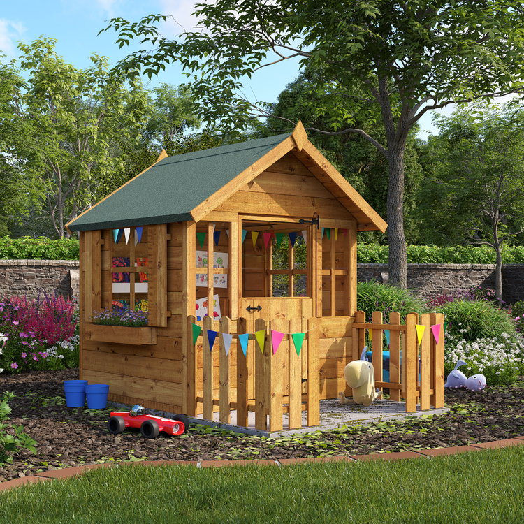Diy Playhouse Childrens Garden Wooden Playhouse Diy Playhouse Ideas Indoor Outdoor Playhouses Kids Outdoor Play