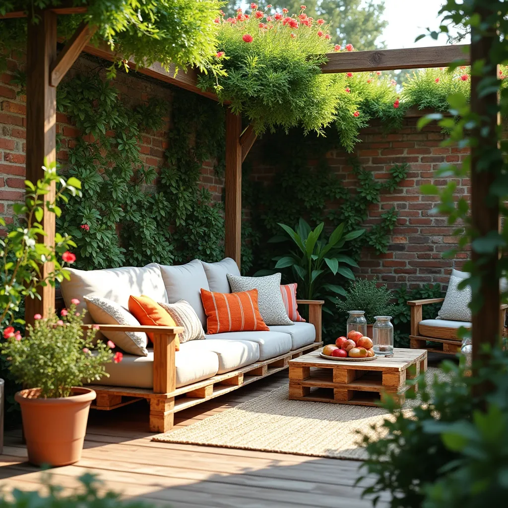 DIY Wood Pallet Garden Furniture Ideas for Outdoor Style