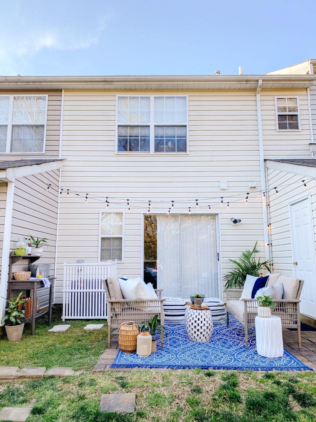 Easy DIY Patio Ideas on a Budget - Bless'er House