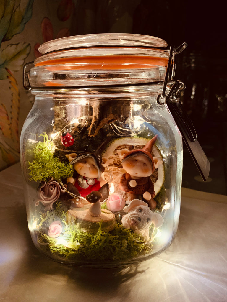 Fairy Life Jar Village – The Little Dearies