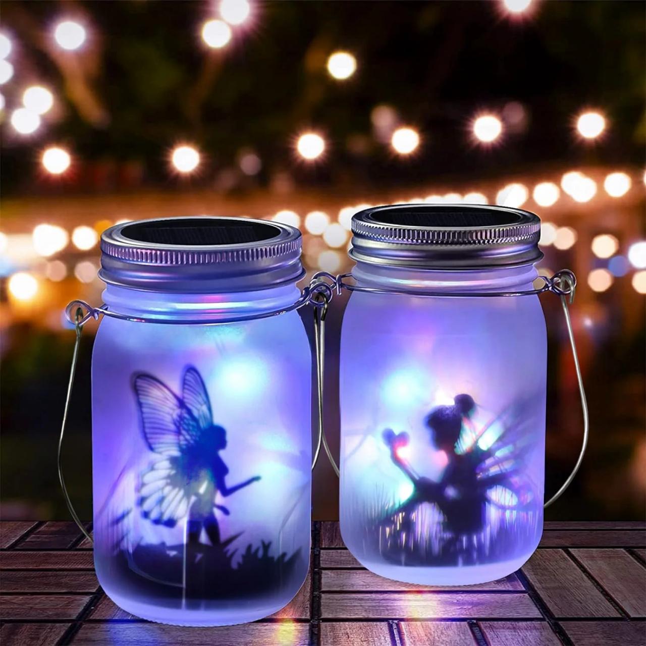 Fairy Light Mason Jar Lanterns - Decorative Illumination on Luulla