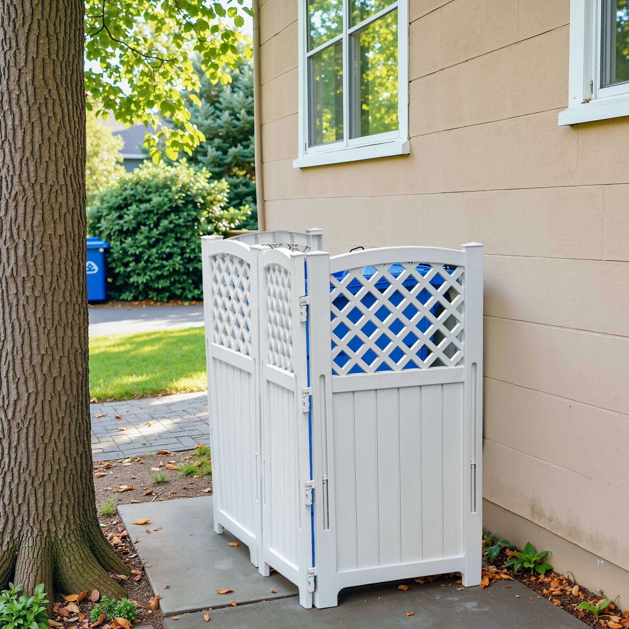 Fence Panels Hide Trash HVAC Enclosure Privacy Screen Patio Railing Dog Hidden