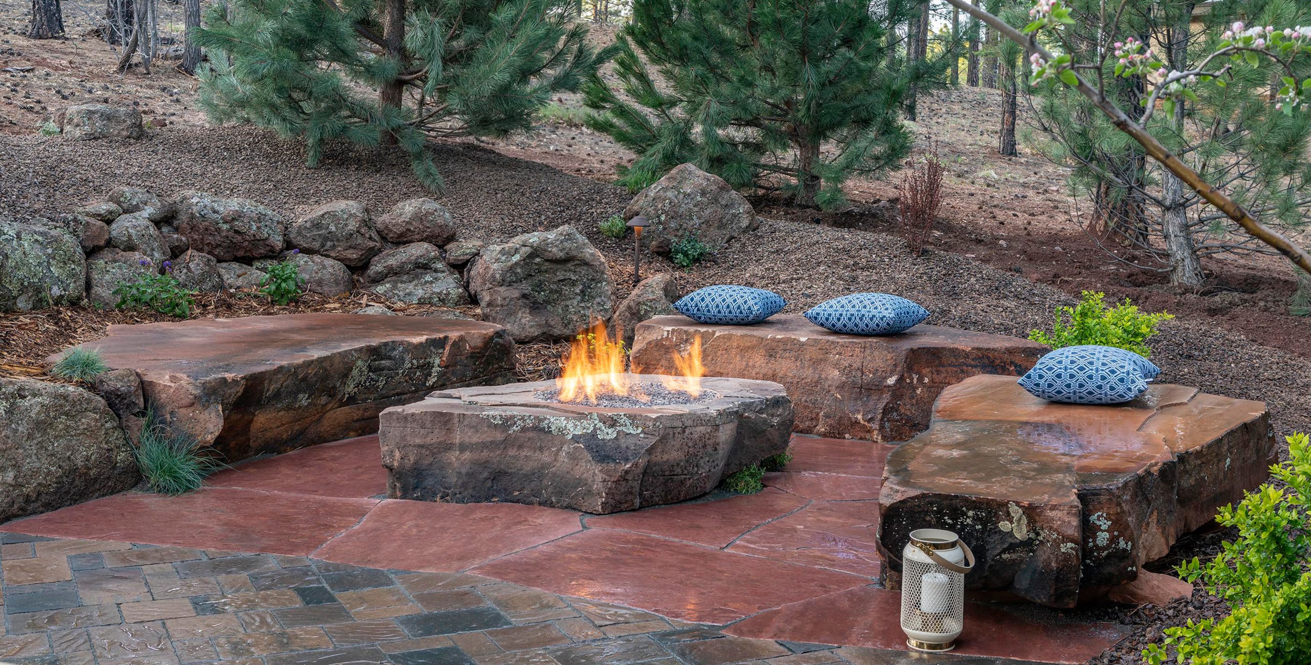 Fire Pits & Fireplaces - KAIBAB Landscaping Telluride