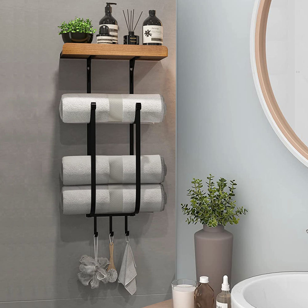 For Bathroom Wall Wall Mounted Towel Rack For Rolled Towels Towel Racks For Bathroom Wall Mounted