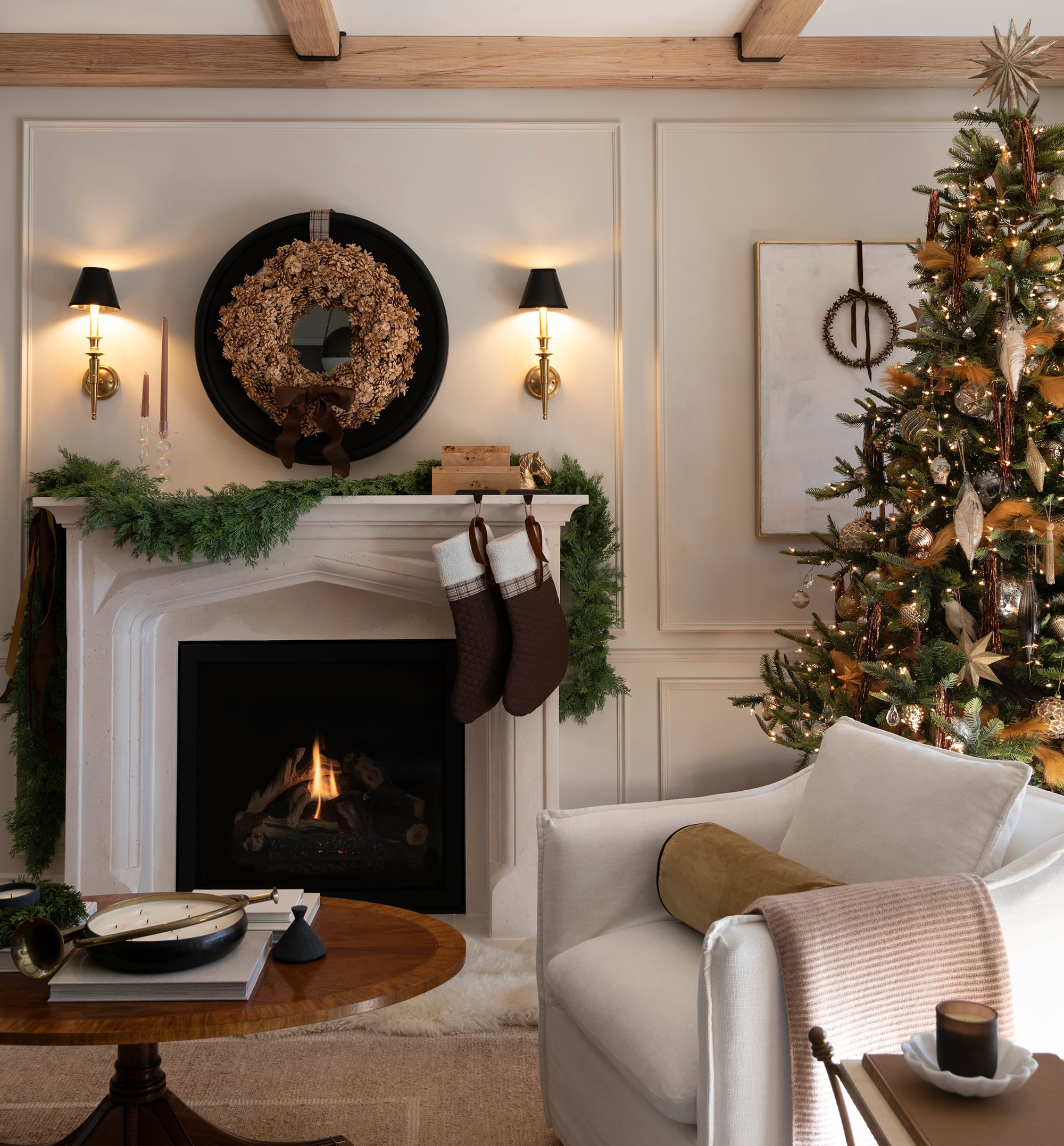 Holiday Mantel Styling: 5 Classic Looks - Room for Tuesday