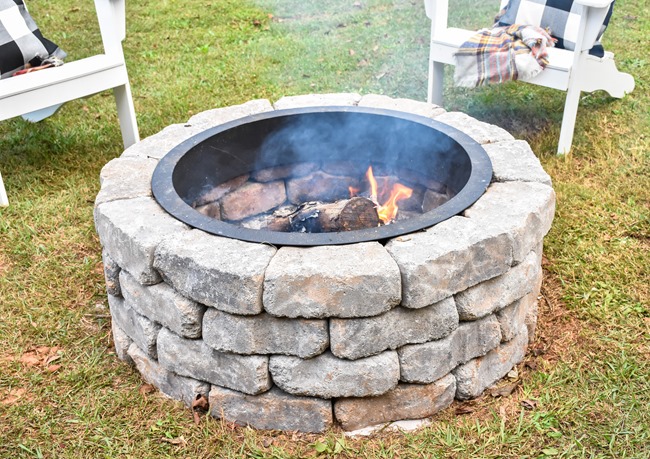 How to build a DIY stone firepit in your backyard
