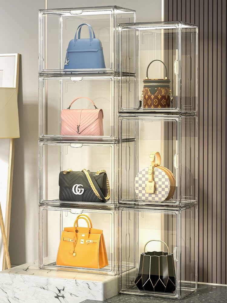 How To Store Designer Handbags In Closet Designer Handbag Purse Storage In Closet Closet Storage Ideas For