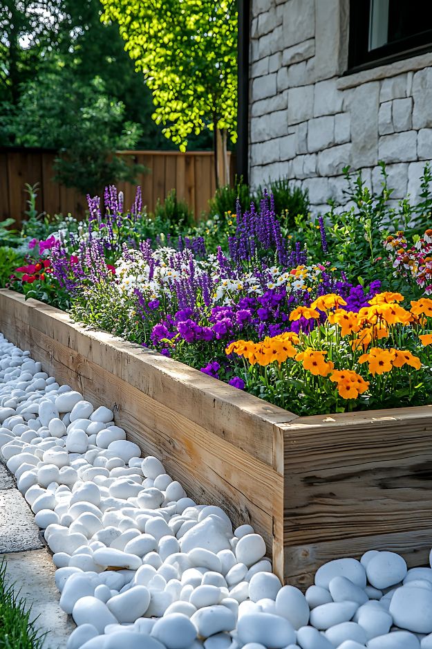 How to Use White Rock Landscaping to Beautify Your Garden - Our Happy Corner
