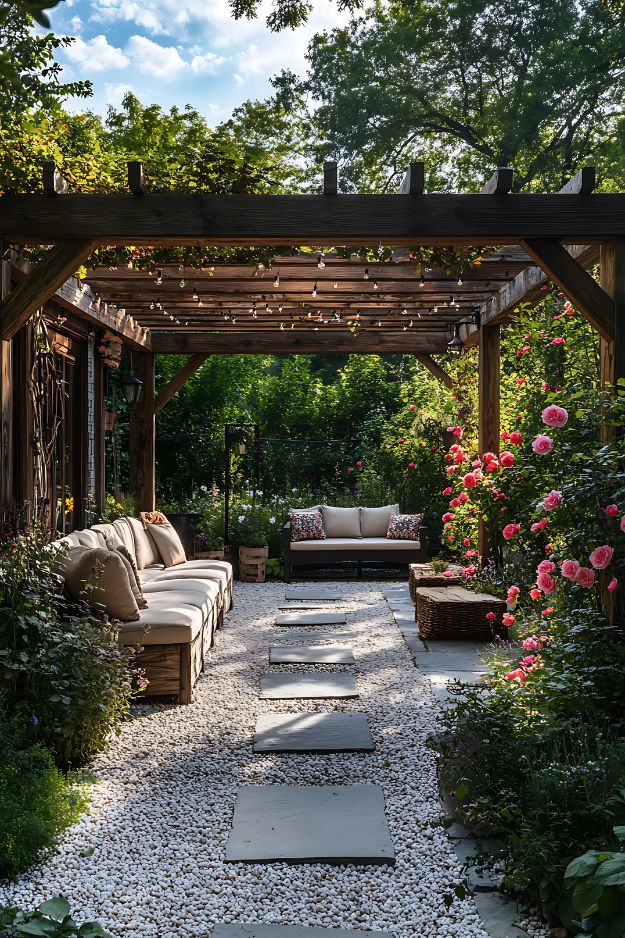 How to Use White Rock Landscaping to Beautify Your Garden - Our Happy Corner