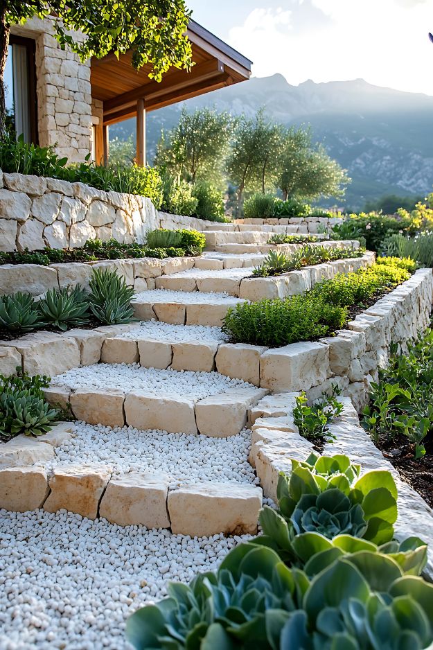 How to Use White Rock Landscaping to Beautify Your Garden - Our Happy Corner