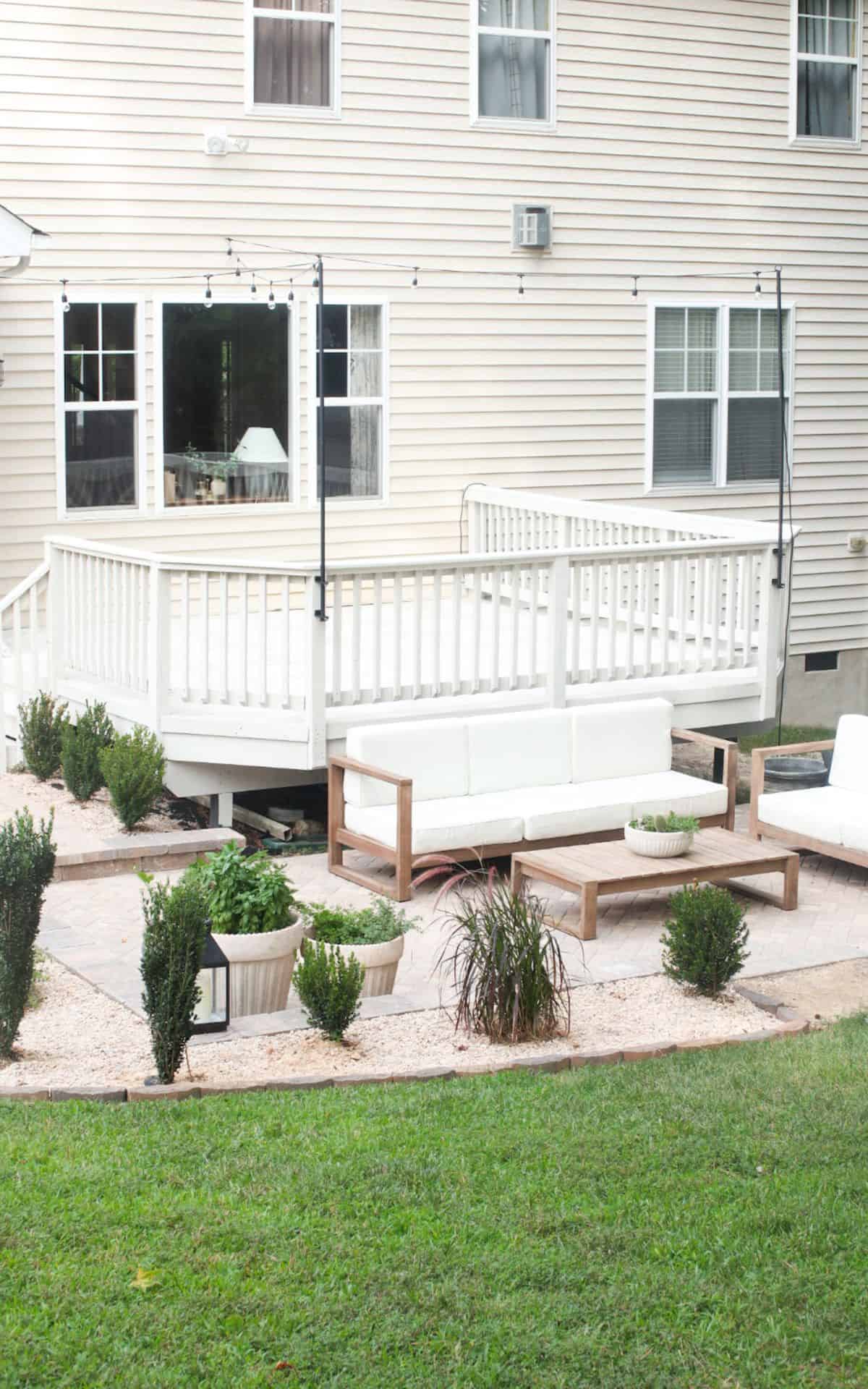 How We Transformed Our Sloped Backyard on a Budget - Cassie Jean
