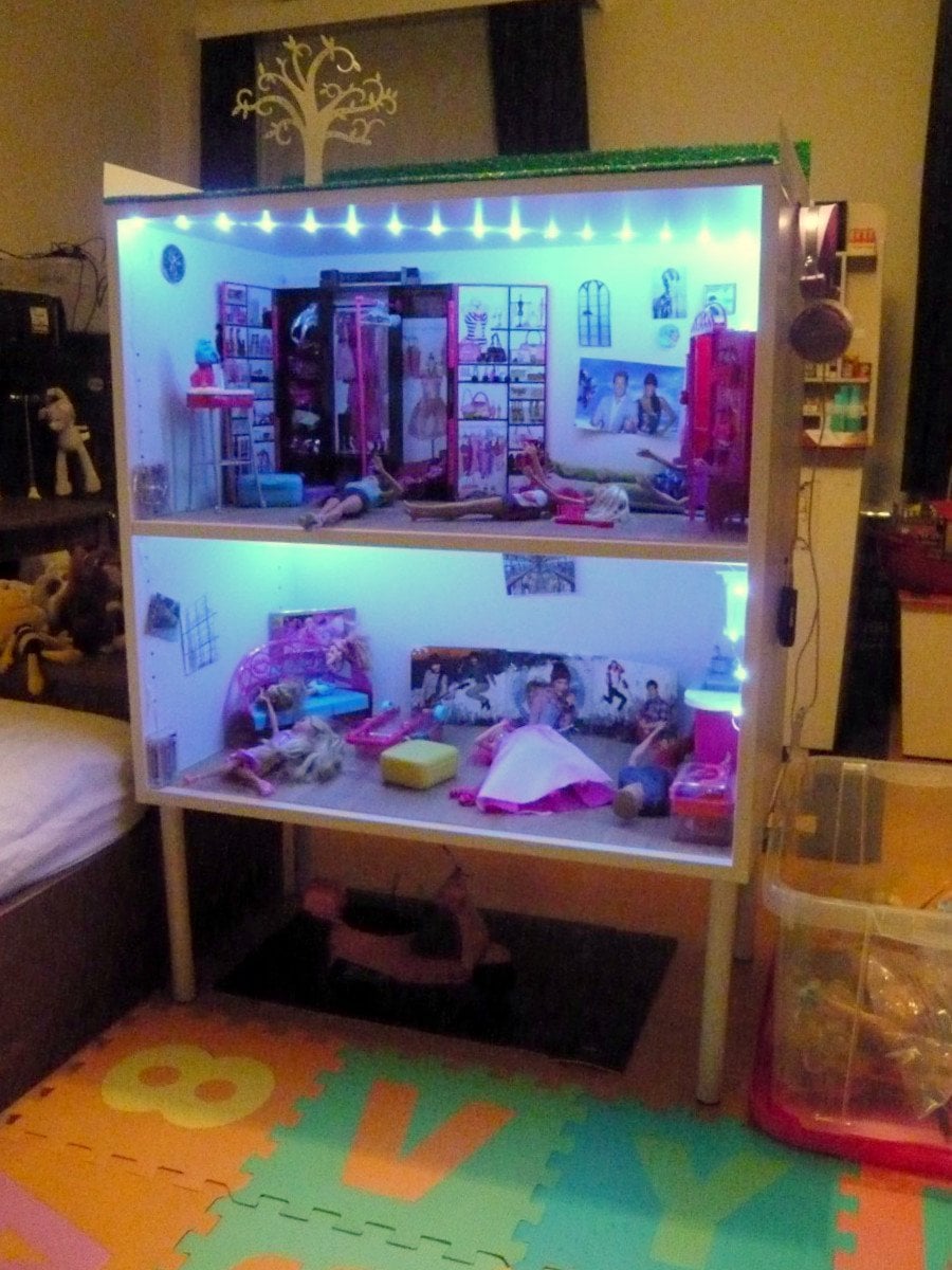 Ikea Mobilier Pour Barbie BARBIE Ikea Kallax Style Doll House Furniture Iconic Storage