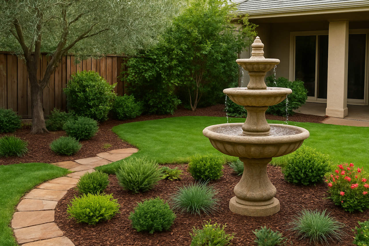 Landscaping Garden Fountains: 5 Ideas For Your Backyard - Pot Farm Backyard